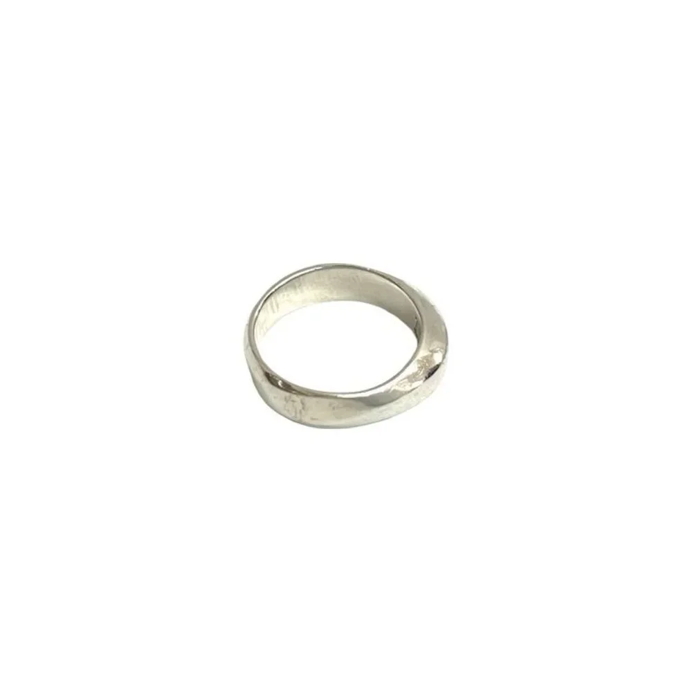 ★SOLD★ Tiffany & Co Knife Edge Ring Silver 925 Ring No 9 - Picture 4 of 7